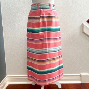 Vintage 90's Southwestern Pattern Ruff Hewn Wrap Skirt